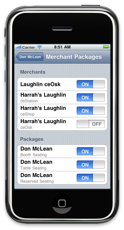 Merchant Packages